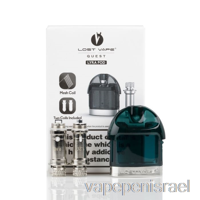 חד פעמי Vape Israel איבד תרמילים להחלפת Vape Lyra בצבע ירוק